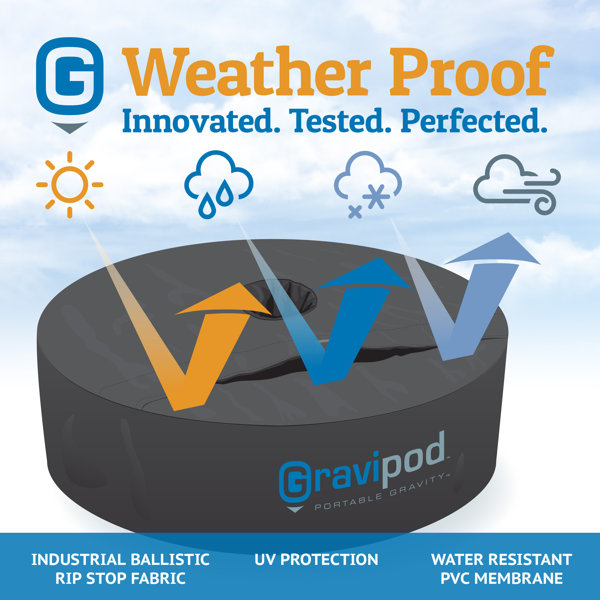 Gravipod 18" Round Umbrella Base Weight Bag Up to 85 lbs. & Reviews